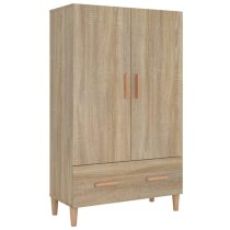 Makula Wooden Highboard With 2 Doors 1 Drawer In Sonoma Oak