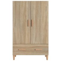 Makula Wooden Highboard With 2 Doors 1 Drawer In Sonoma Oak