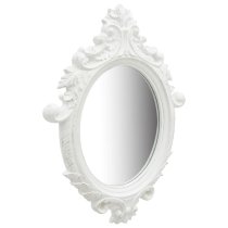 Airlia Castle Style Wall Mirror In White