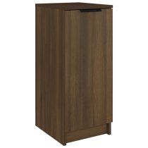 Betsi Wooden Shoe Storage Cabinet With 1 Door In Brown Oak