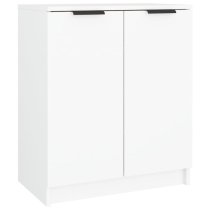 Betsi Wooden Shoe Storage Cabinet With 2 Doors In White