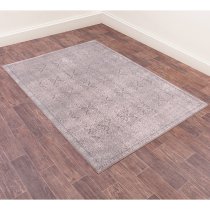 Arabella Opaque 120x170cm Damask Pattern Rug In Cream