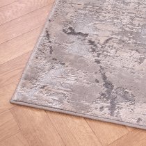 Arabella Haze 200x290cm Damask Pattern Rug In Grey