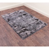 Arabella Haze 120x170cm Damask Pattern Rug In Blue