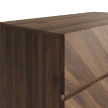 Cianna Wooden Chest Of 4 Drawers In Royal Walnut