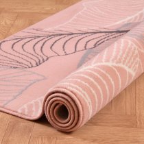 Poly Autumn 80x150cm Modern Pattern Rug In Flamingo