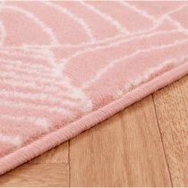 Poly Autumn 80x150cm Modern Pattern Rug In Flamingo