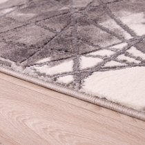 Bianco 185TA 120x170cm Luxury Rug In Dark Grey And Grey