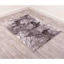 Bianco 185TA 120x170cm Luxury Rug In Dark Grey And Grey