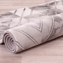 Bianco 196SA 160x225cm Luxury Rug In Cream And Light Grey