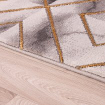 Bianco 196SA 120x170cm Luxury Rug In Cream And Gold