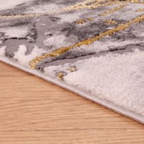 Bianco 185KA 120x170cm Luxury Rug In Cream And Gold