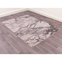 Bianco 185KA 80x150cm Luxury Rug In Dark Grey And Grey