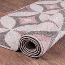 Spirit 66x230cm Star Design Rug In Blush