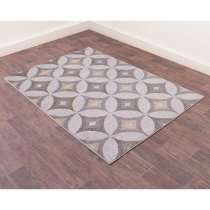 Spirit 80x150cm Star Design Rug In Ochre