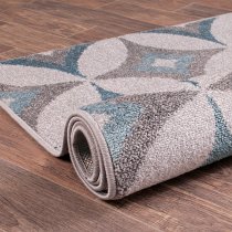 Spirit 80x150cm Star Design Rug In Teal