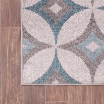 Spirit 80x150cm Star Design Rug In Teal