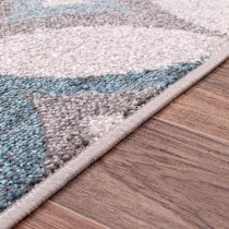 Spirit 80x150cm Star Design Rug In Teal