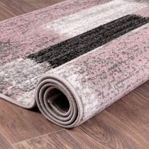 Spirit 80x150cm Mosaic Design Rug In Pink