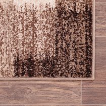 Spirit 80x150cm Mosaic Design Rug In Brown And Beige