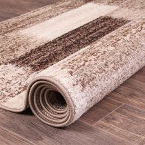 Spirit 66x230cm Mosaic Design Rug In Brown And Beige