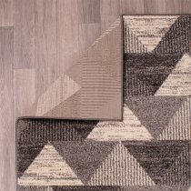 Spirit 80x150cm Triangle Design Rug In Grey