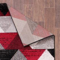 Spirit 120x170cm Triangle Design Rug In Red