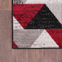 Spirit 120x170cm Triangle Design Rug In Red