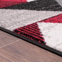 Spirit 120x170cm Triangle Design Rug In Red