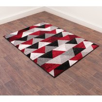 Spirit 120x170cm Triangle Design Rug In Red