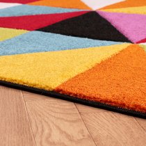 Spectra Carved 80x150cm Destin Rug In Multi-Colour