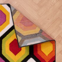 Spectra Carved 80x150cm Marco Rug In Multi-Colour