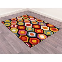 Spectra Carved 80x150cm Marco Rug In Multi-Colour