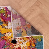 Urban 80x150cm Crackle Rug In Multi-Colour