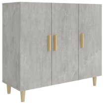 Ediva Wooden Sideboard With 3 Doors In Concrete Effect