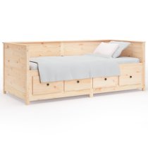 Seath Pine Wood Single Day Bed In Natural