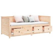 Seath Pine Wood Single Day Bed In Natural