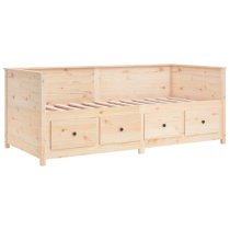 Seath Pine Wood Single Day Bed In Natural