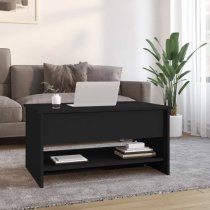 Engin Lift-Up Wooden Coffee Table In Black