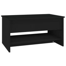 Engin Lift-Up Wooden Coffee Table In Black