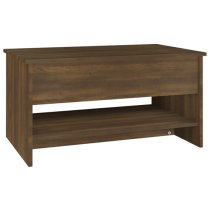 Engin Lift-Up Wooden Coffee Table In Brown Oak