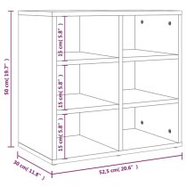 Fleta Shoe Storage Bench With 6 Shelves In Sonoma Oak