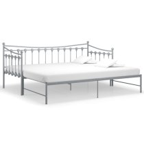 Bolesia Pull-Out Metal Frame Single Sofa Bed In Grey