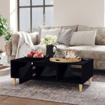 Dastan Wooden Coffee Table With 1 Door In Black