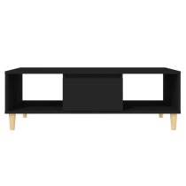 Dastan Wooden Coffee Table With 1 Door In Black