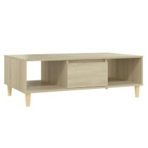 Dastan Wooden Coffee Table With 1 Door In Sonoma Oak