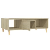 Dastan Wooden Coffee Table With 1 Door In Sonoma Oak