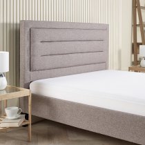 Picasso Fabric Small Double Bed In Grey Marl