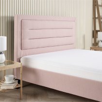 Picasso Fabric Double Bed In Pink