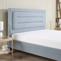 Picasso Fabric Double Bed In Blue